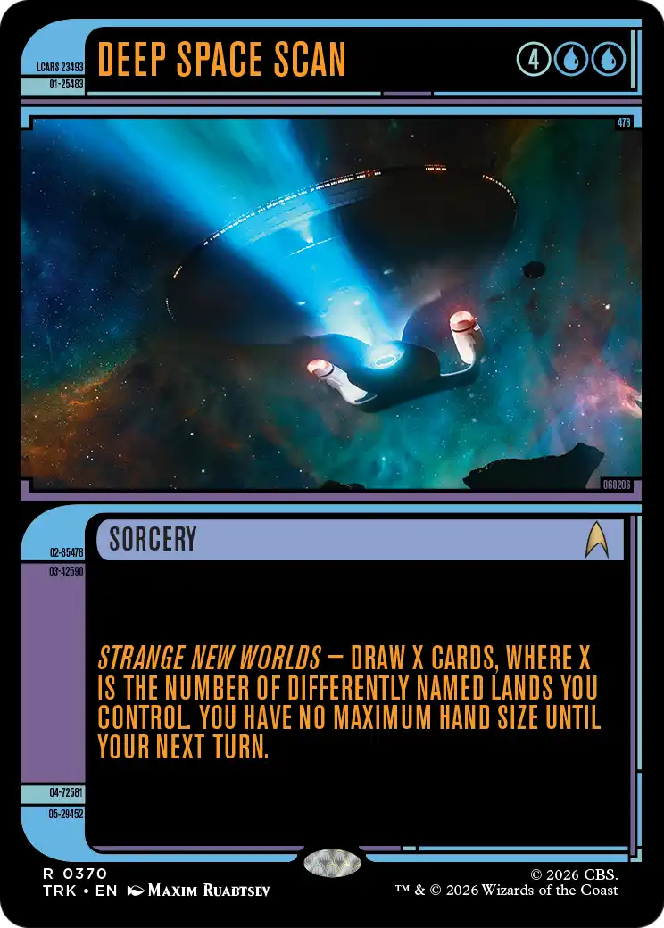 Deep Space Scan (Showcase) [Star Trek] | Magic Magpie