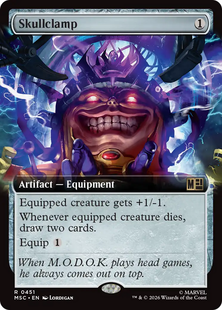 Skullclamp (Extended Art) [Marvel Super Heroes Commander] | Magic Magpie