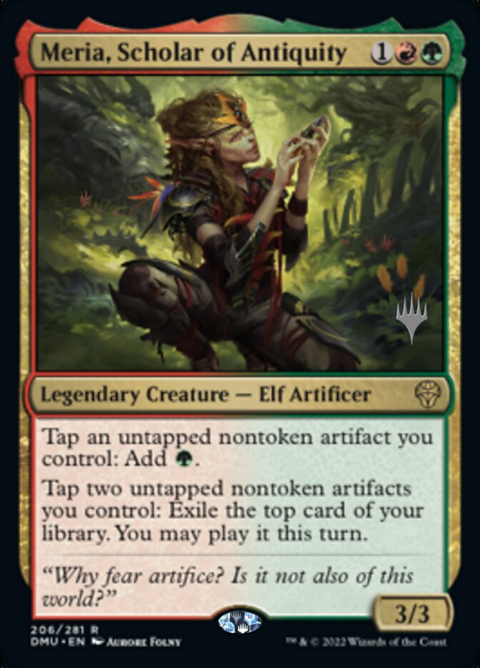 Meria, Scholar of Antiquity (Promo Pack) [Dominaria United Promos] | Magic Magpie