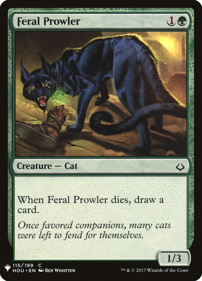 Feral Prowler [Mystery Booster] | Magic Magpie