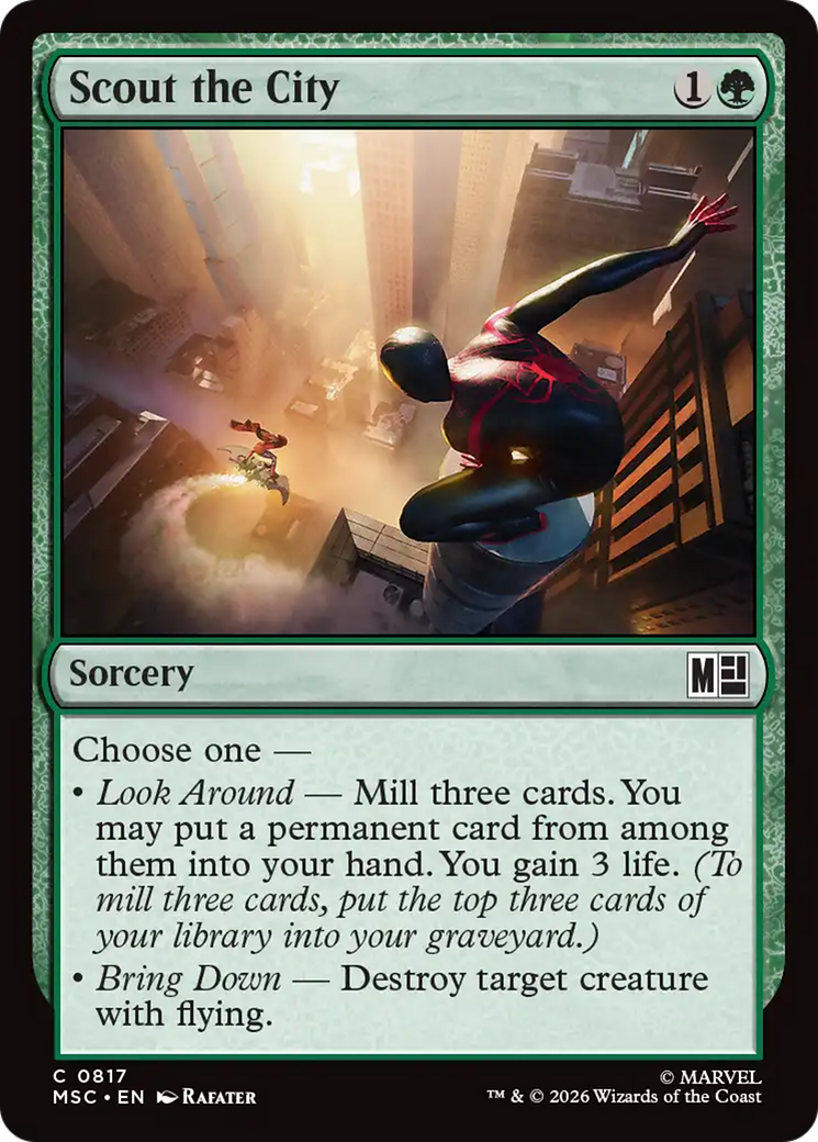 Scout the City [Marvel Super Heroes Commander] | Magic Magpie