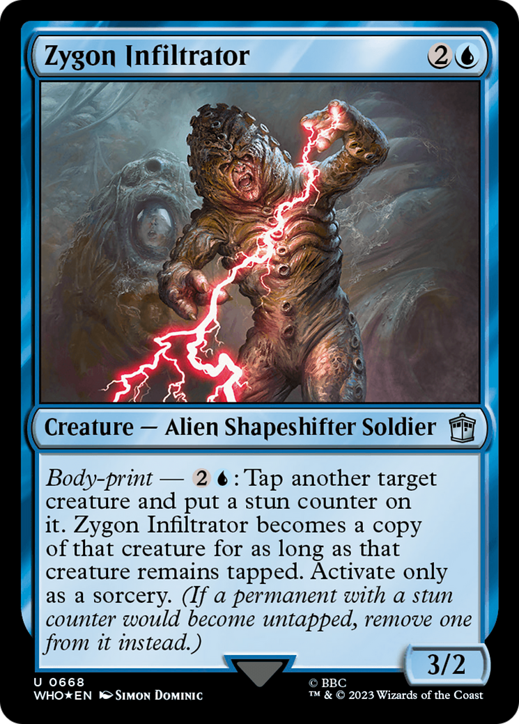Zygon Infiltrator (Surge Foil) [Doctor Who] | Magic Magpie