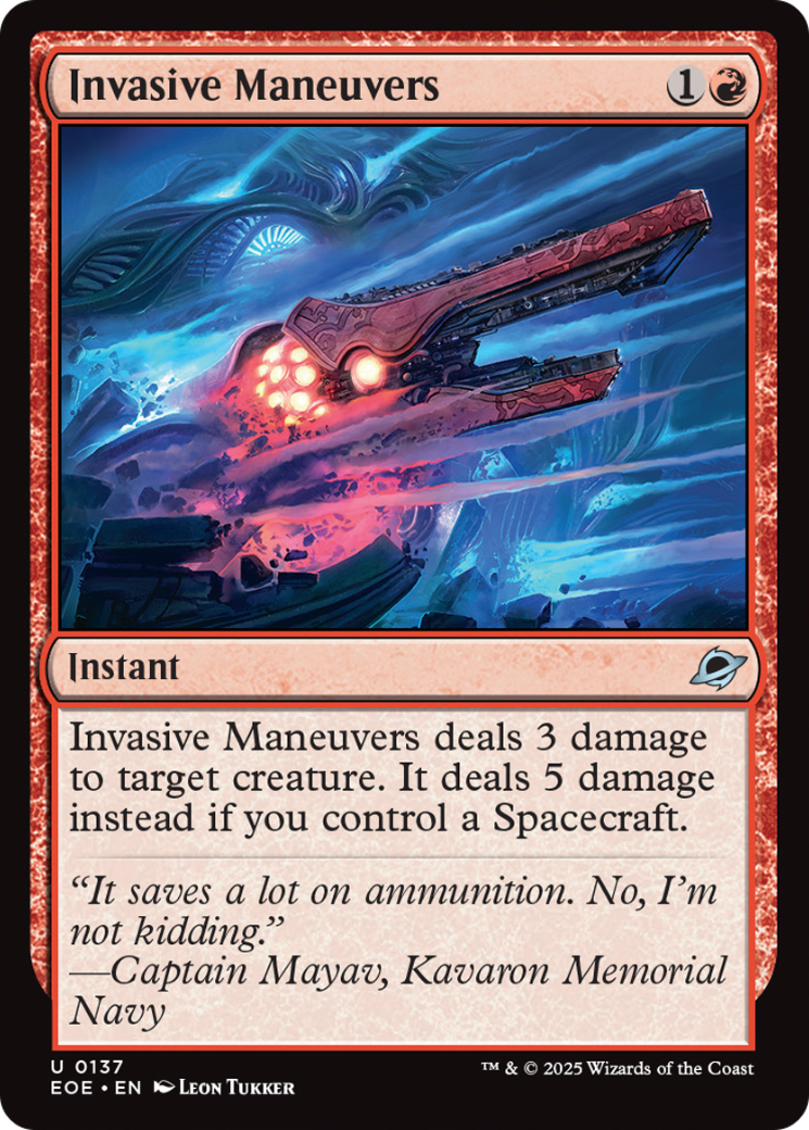 Invasive Maneuvers [Edge of Eternities] | Magic Magpie