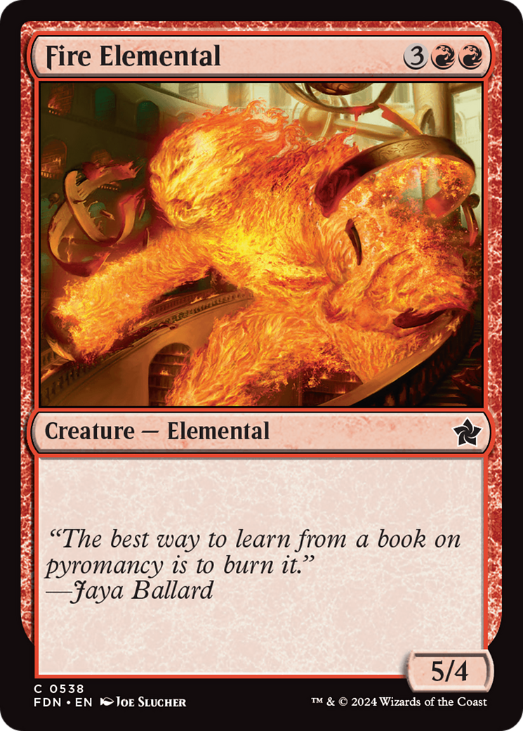 Fire Elemental [Foundations] | Magic Magpie