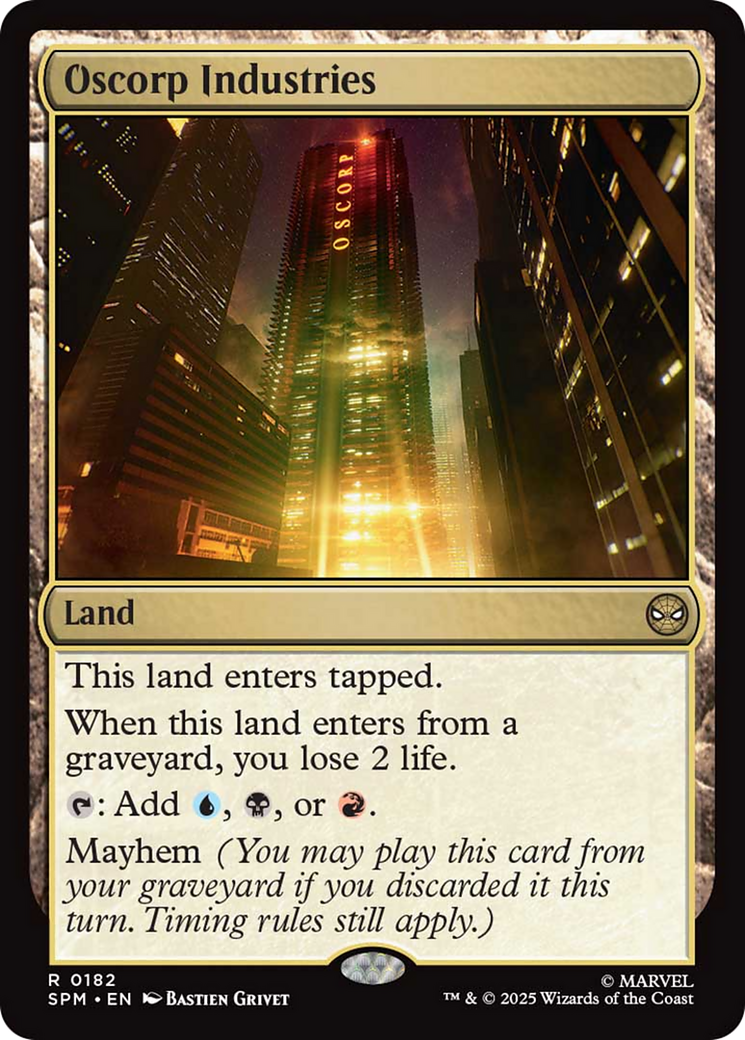 Oscorp Industries [Marvel's Spider-Man] | Magic Magpie