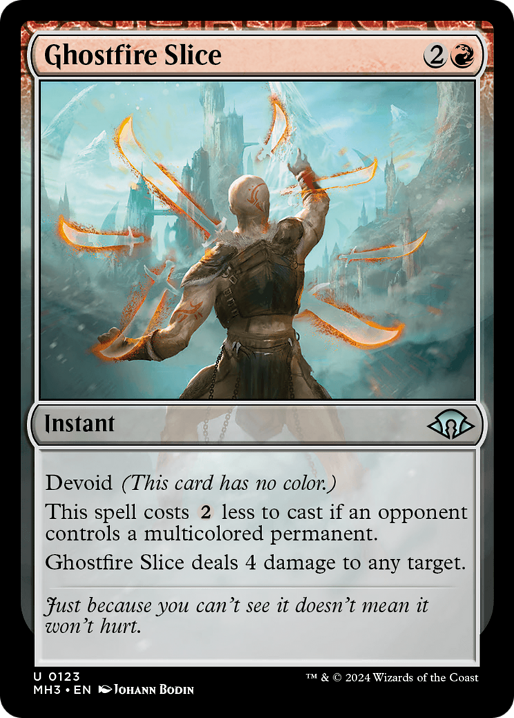 Ghostfire Slice [Modern Horizons 3] | Magic Magpie