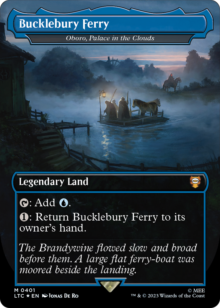 Bucklebury Ferry - Oboro, Palace in the Clouds (Surge Foil Realms and Relics) [The Lord of the Rings: Tales of Middle-Earth Commander] | Magic Magpie