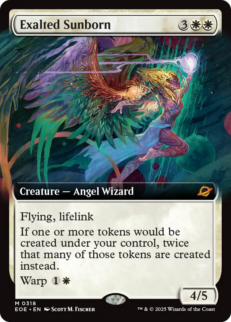Exalted Sunborn (Extended Art) [Edge of Eternities] | Magic Magpie