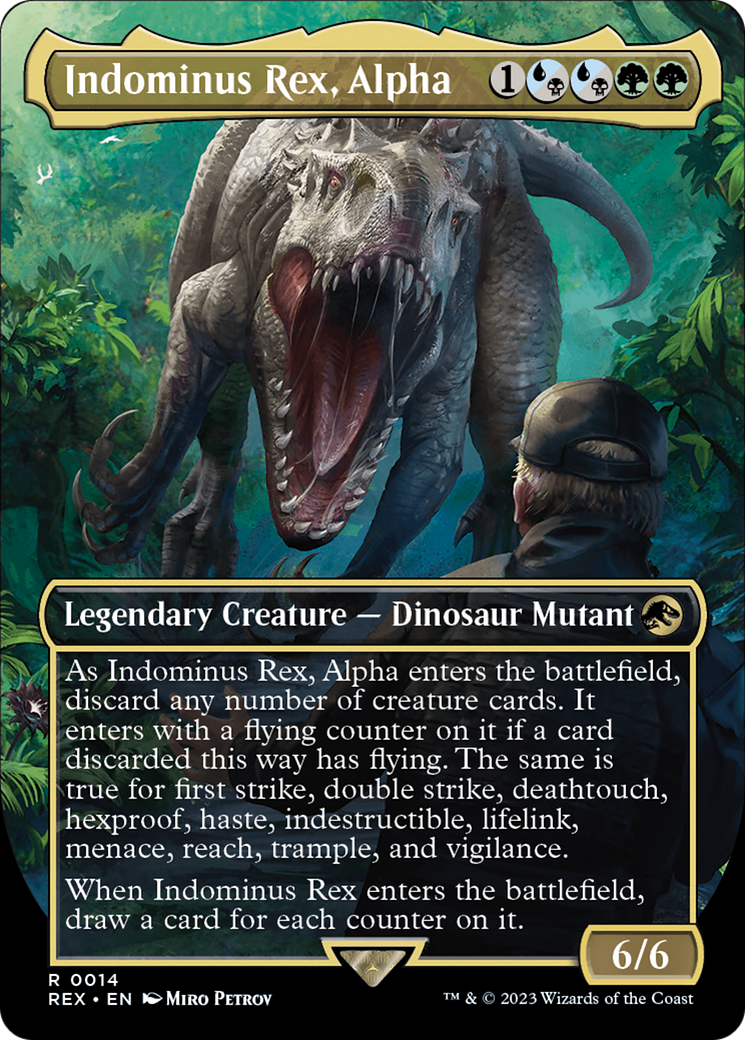 Indominus Rex, Alpha (Borderless) [Jurassic World Collection] | Magic Magpie