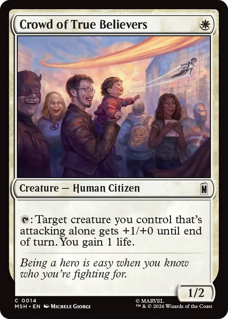 Crowd of True Believers [Marvel Super Heroes] | Magic Magpie