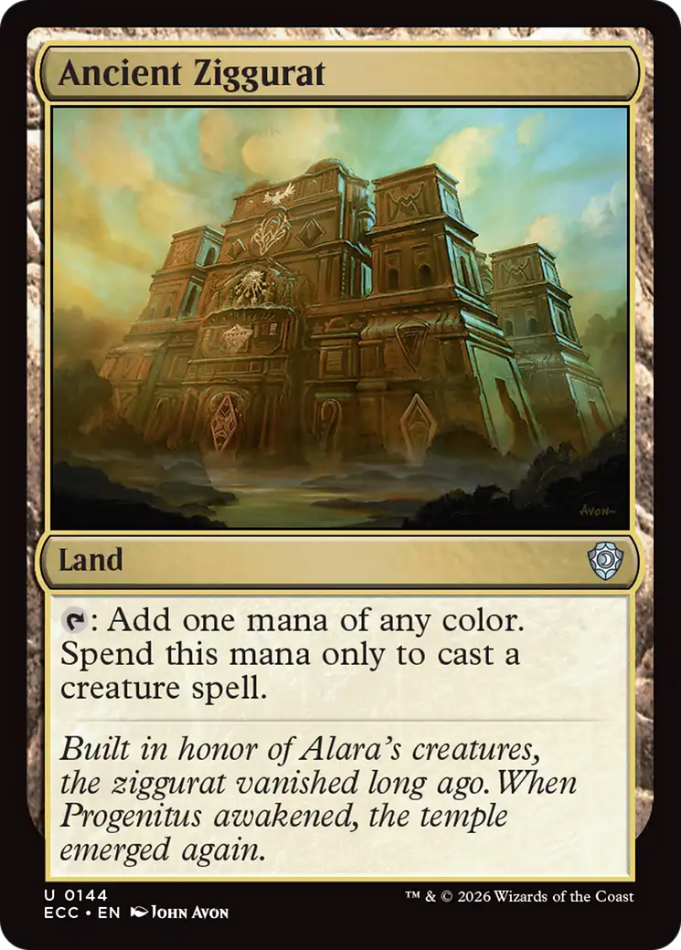 Ancient Ziggurat [Lorwyn Eclipsed Commander] | Magic Magpie