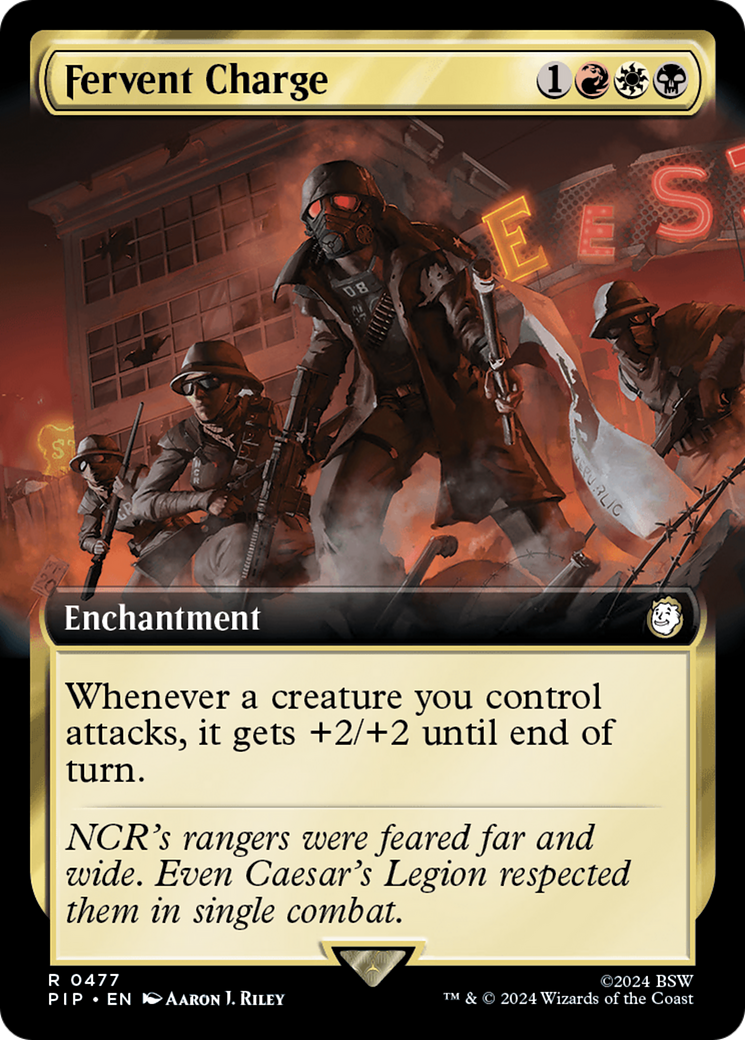 Fervent Charge (Extended Art) [Fallout] | Magic Magpie