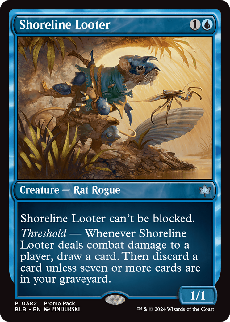 Shoreline Looter [Bloomburrow Promos] | Magic Magpie