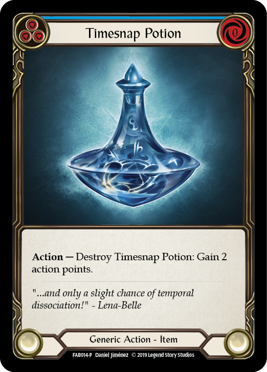 Timesnap Potion [FAB014-P] (Promo)  1st Edition Cold Foil | Magic Magpie