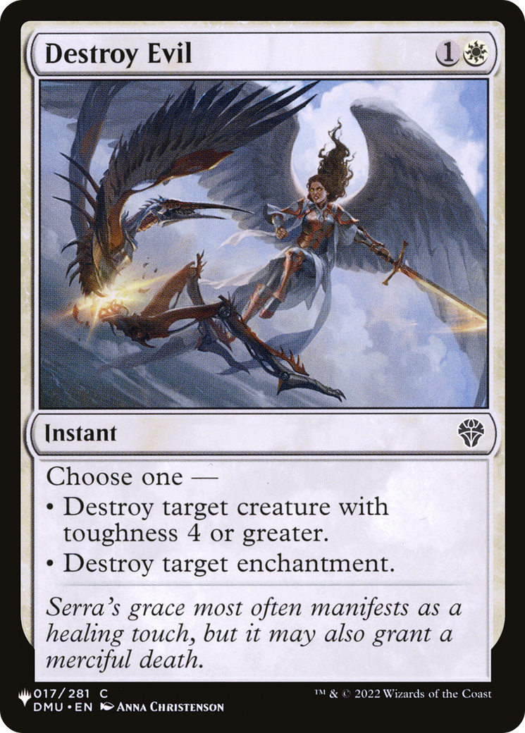 Destroy Evil [The List Reprints] | Magic Magpie