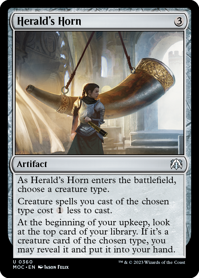 Herald's Horn [March of the Machine Commander] | Magic Magpie