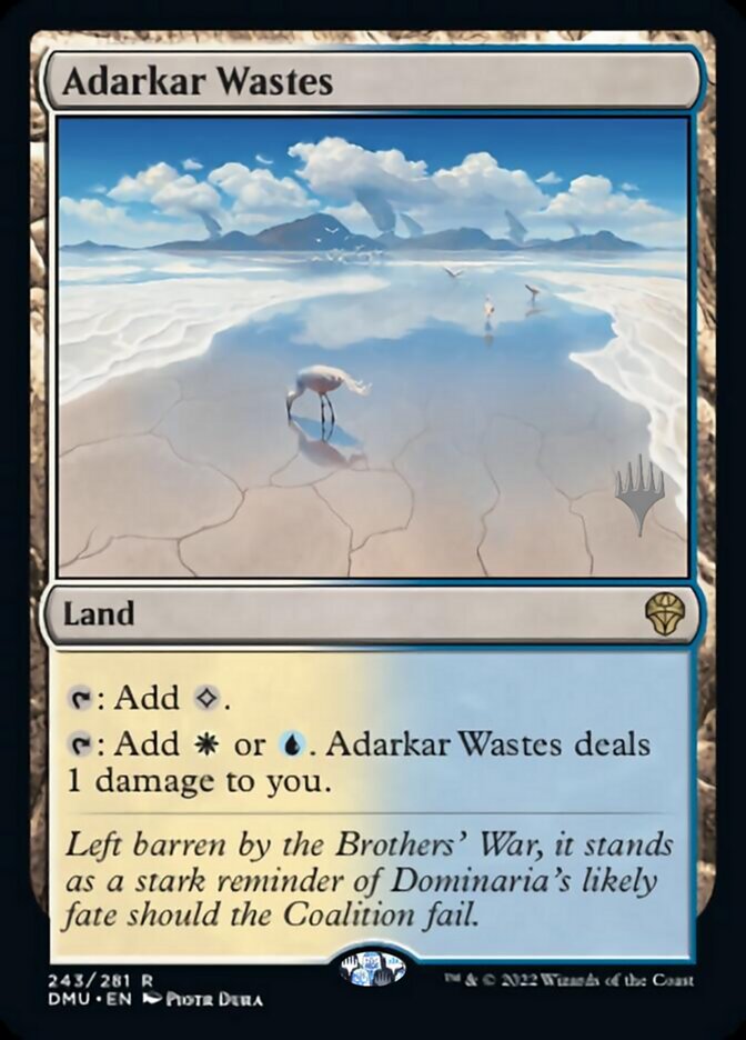 Adarkar Wastes (Promo Pack) [Dominaria United Promos] | Magic Magpie