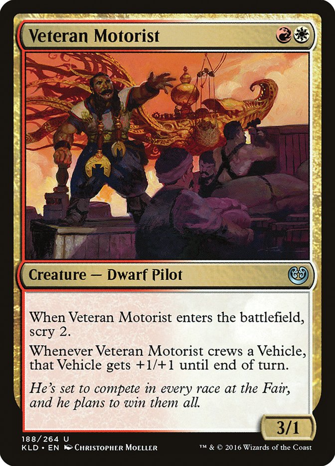 Veteran Motorist [Kaladesh] | Magic Magpie