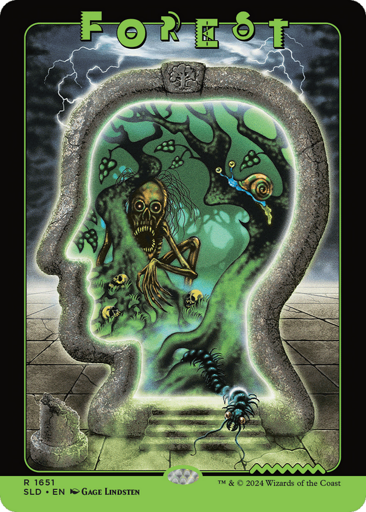 Forest (1651) (Rainbow Foil) [Secret Lair Drop Series] | Magic Magpie