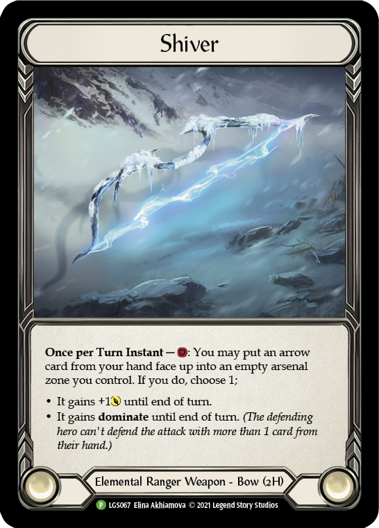 Shiver [LGS067] (Promo)  Cold Foil | Magic Magpie