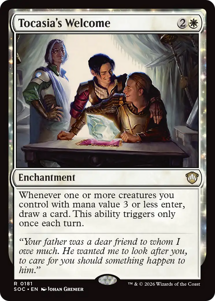 Tocasia's Welcome [Secrets of Strixhaven Commander] | Magic Magpie