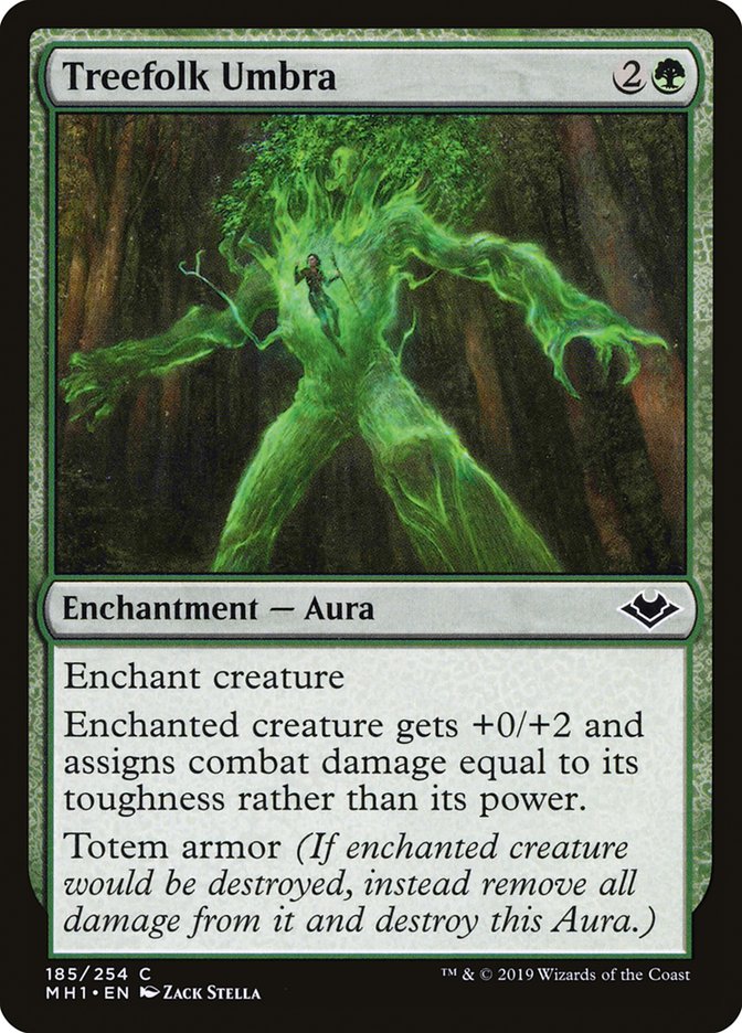 Treefolk Umbra [Modern Horizons] | Magic Magpie