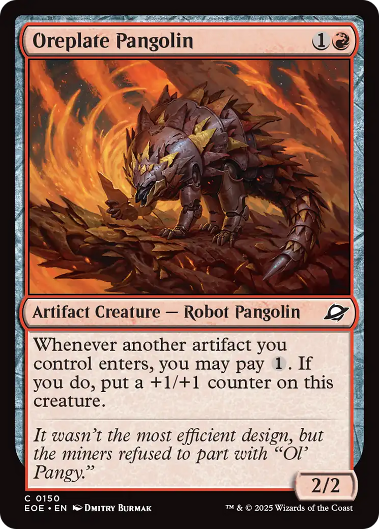 Oreplate Pangolin [Edge of Eternities] | Magic Magpie
