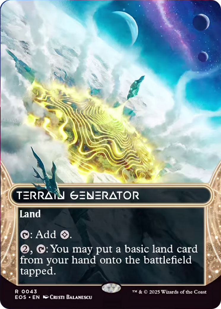 Terrain Generator (0043) (Borderless) [Edge of Eternities: Stellar Sights] | Magic Magpie