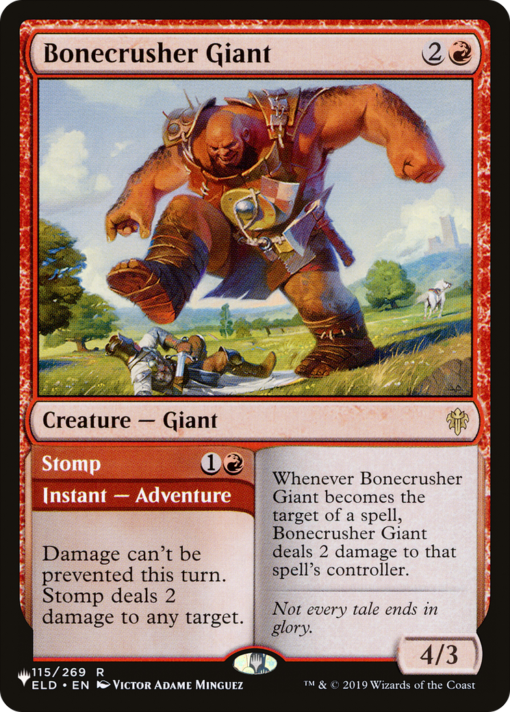 Bonecrusher Giant [The List Reprints] | Magic Magpie