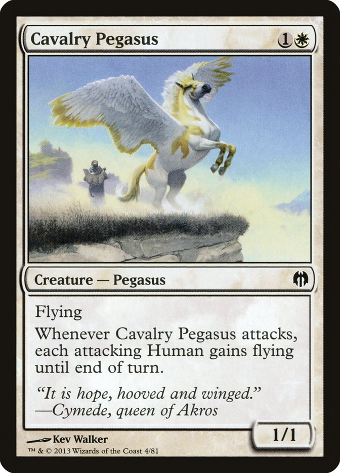 Cavalry Pegasus [Duel Decks: Heroes vs. Monsters] | Magic Magpie