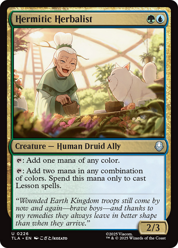 Hermitic Herbalist [Avatar: The Last Airbender] | Magic Magpie