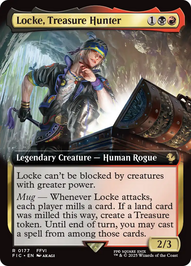 Locke, Treasure Hunter (Extended Art) [FINAL FANTASY Commander] | Magic Magpie