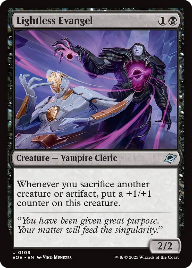 Lightless Evangel [Edge of Eternities] | Magic Magpie