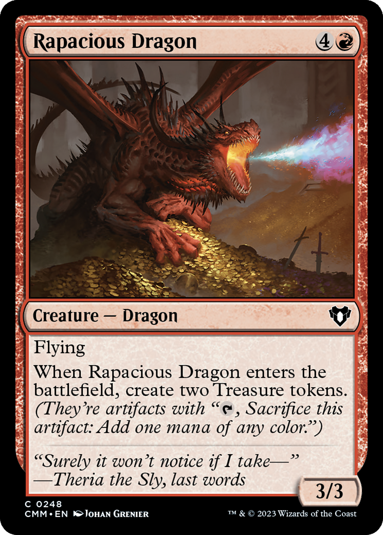 Rapacious Dragon [Commander Masters] | Magic Magpie