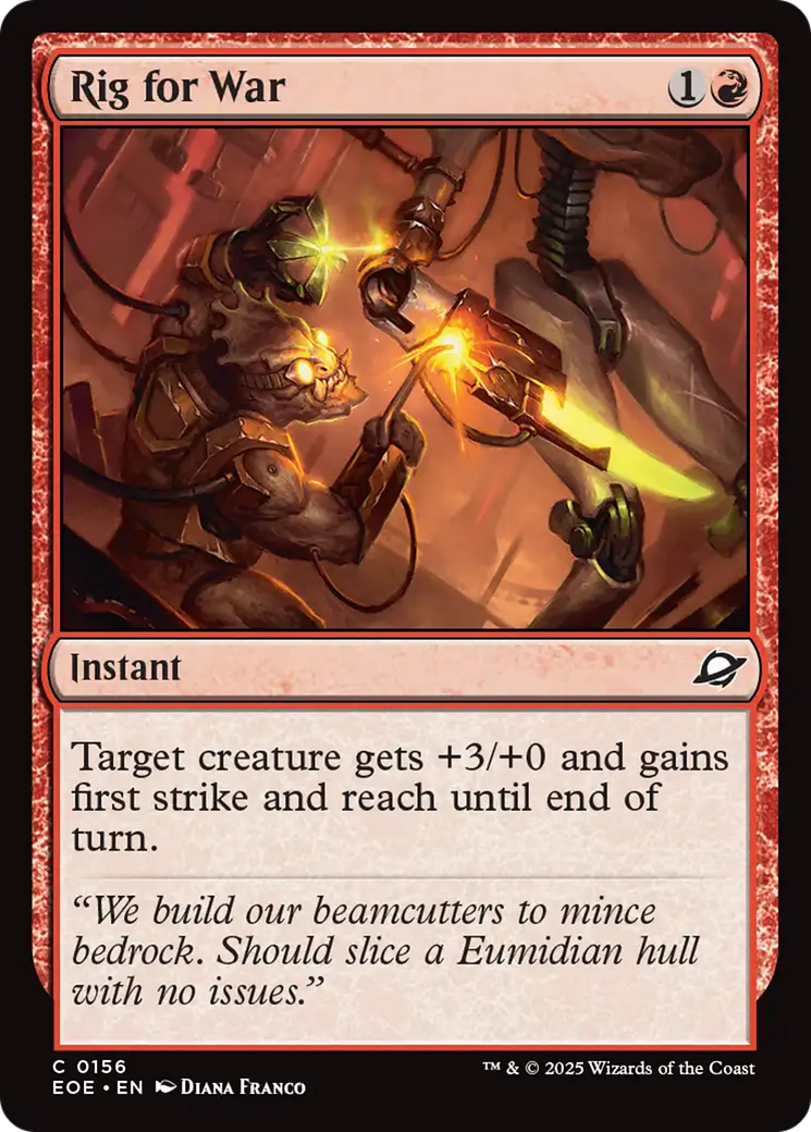 Rig for War [Edge of Eternities] | Magic Magpie