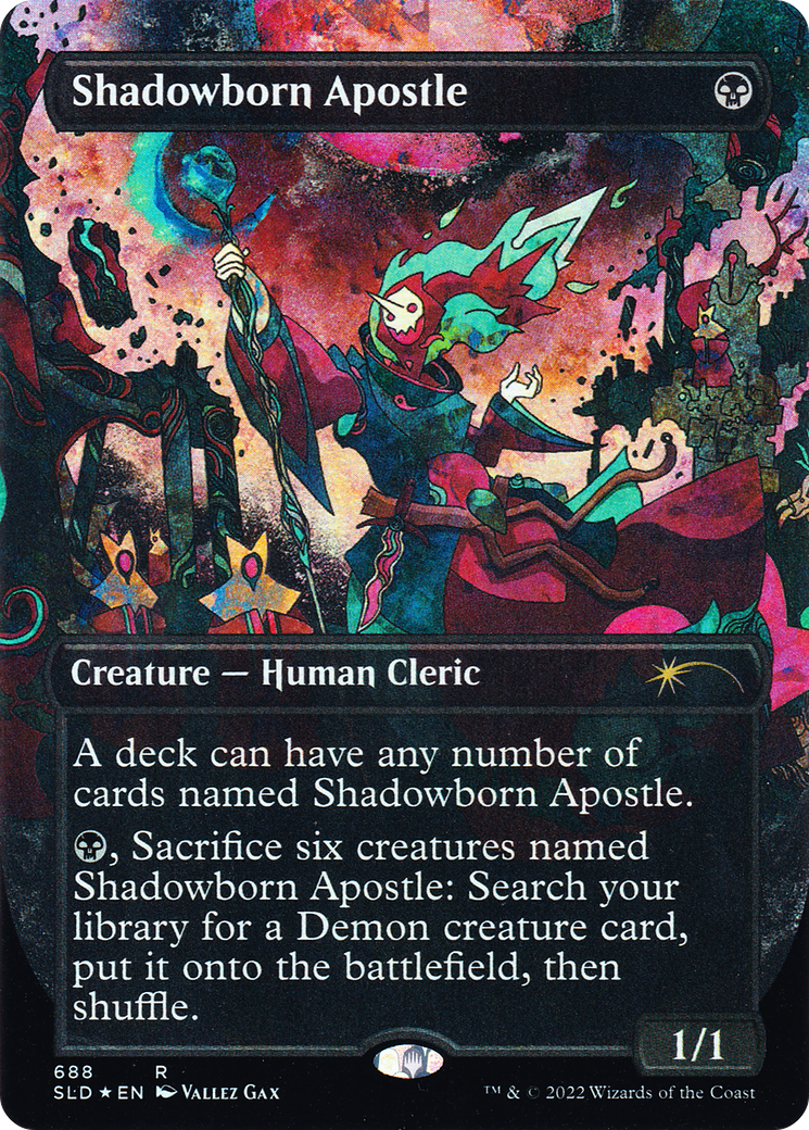 Shadowborn Apostle (688) (Borderless) [Secret Lair Drop Promos] | Magic Magpie