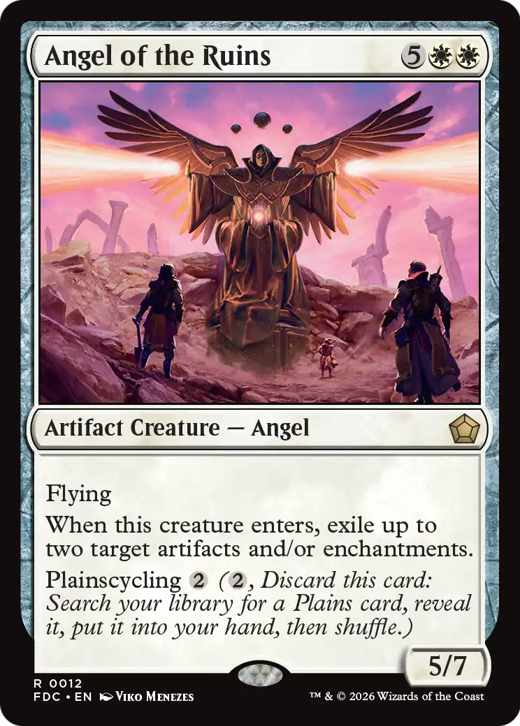 Angel of the Ruins [Foundations Commander] | Magic Magpie