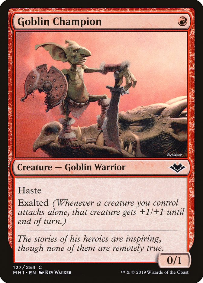 Goblin Champion [Modern Horizons] | Magic Magpie