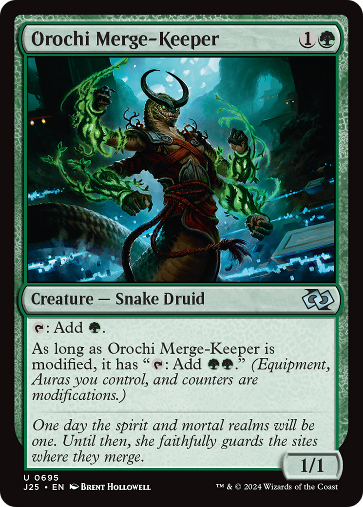 Orochi Merge-Keeper [Foundations Jumpstart] | Magic Magpie