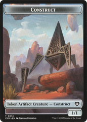 Thopter // Construct (0074) Double-Sided Token [Commander Masters Tokens] | Magic Magpie