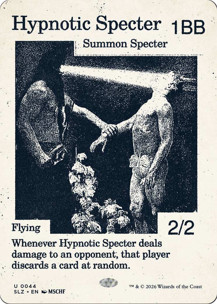 Hypnotic Specter (0044) [Secret Lair x MSCHF: The Zeta Set] | Magic Magpie
