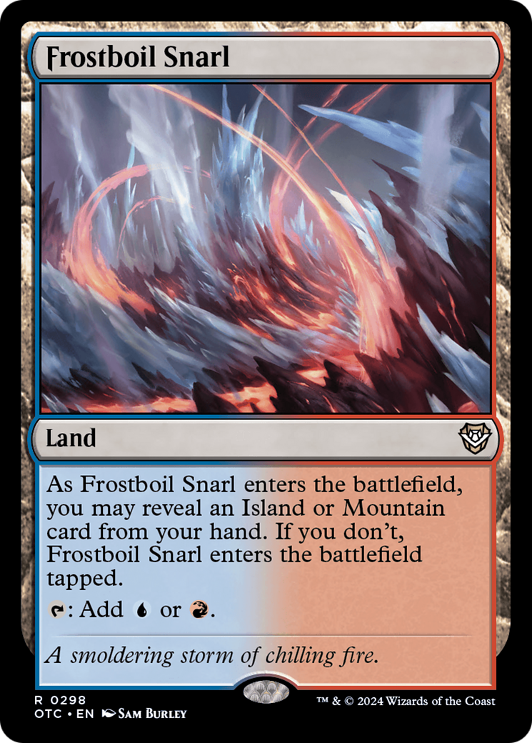 Frostboil Snarl [Outlaws of Thunder Junction Commander] | Magic Magpie