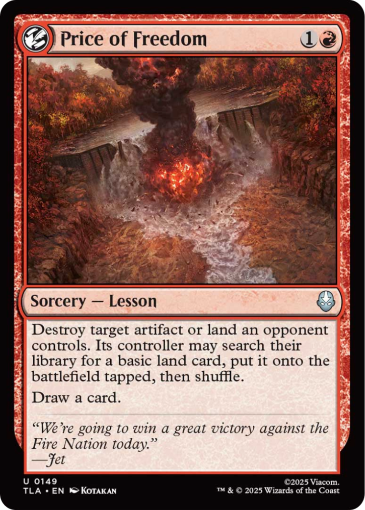 Price of Freedom [Avatar: The Last Airbender] | Magic Magpie
