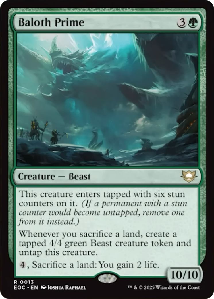 Baloth Prime [Edge of Eternities Commander] | Magic Magpie