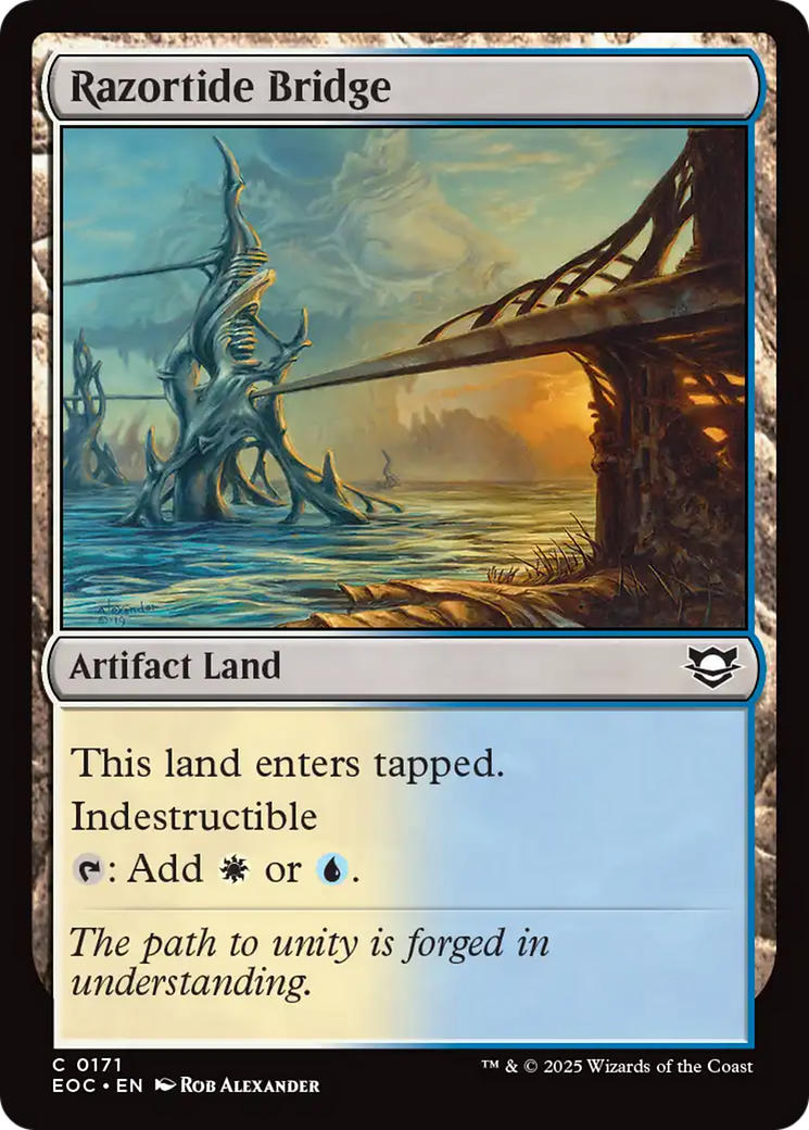 Razortide Bridge [Edge of Eternities Commander] | Magic Magpie