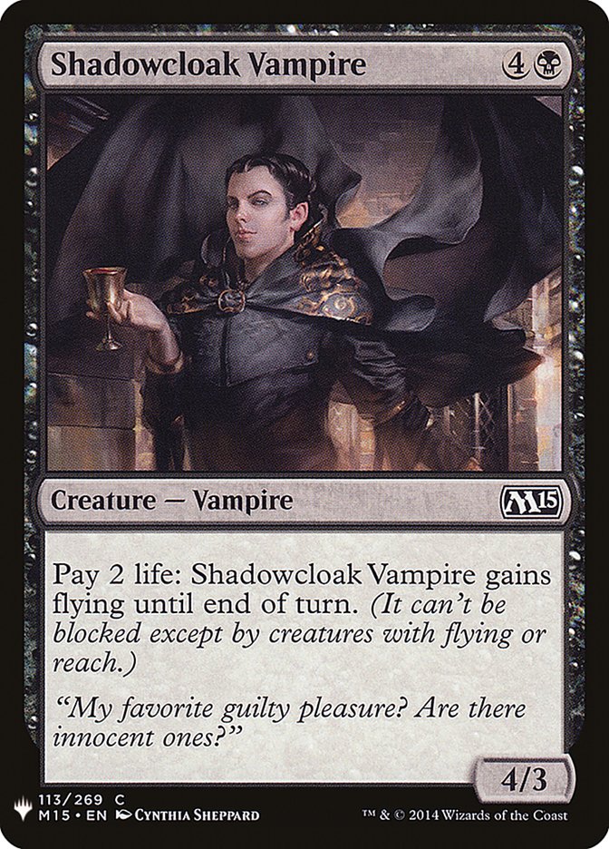 Shadowcloak Vampire [Mystery Booster] | Magic Magpie