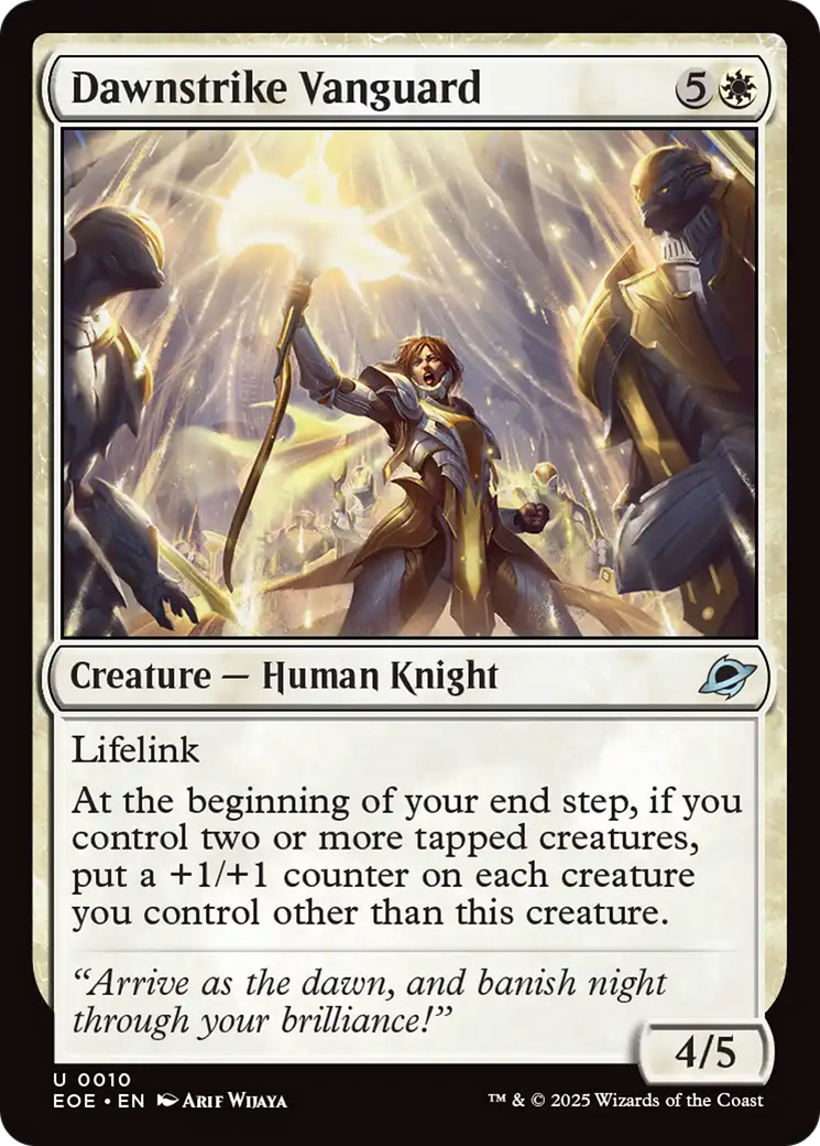 Dawnstrike Vanguard [Edge of Eternities] | Magic Magpie