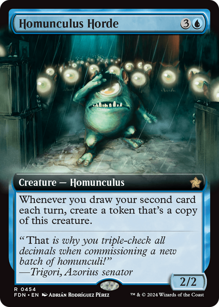 Homunculus Horde (Extended Art) [Foundations] | Magic Magpie