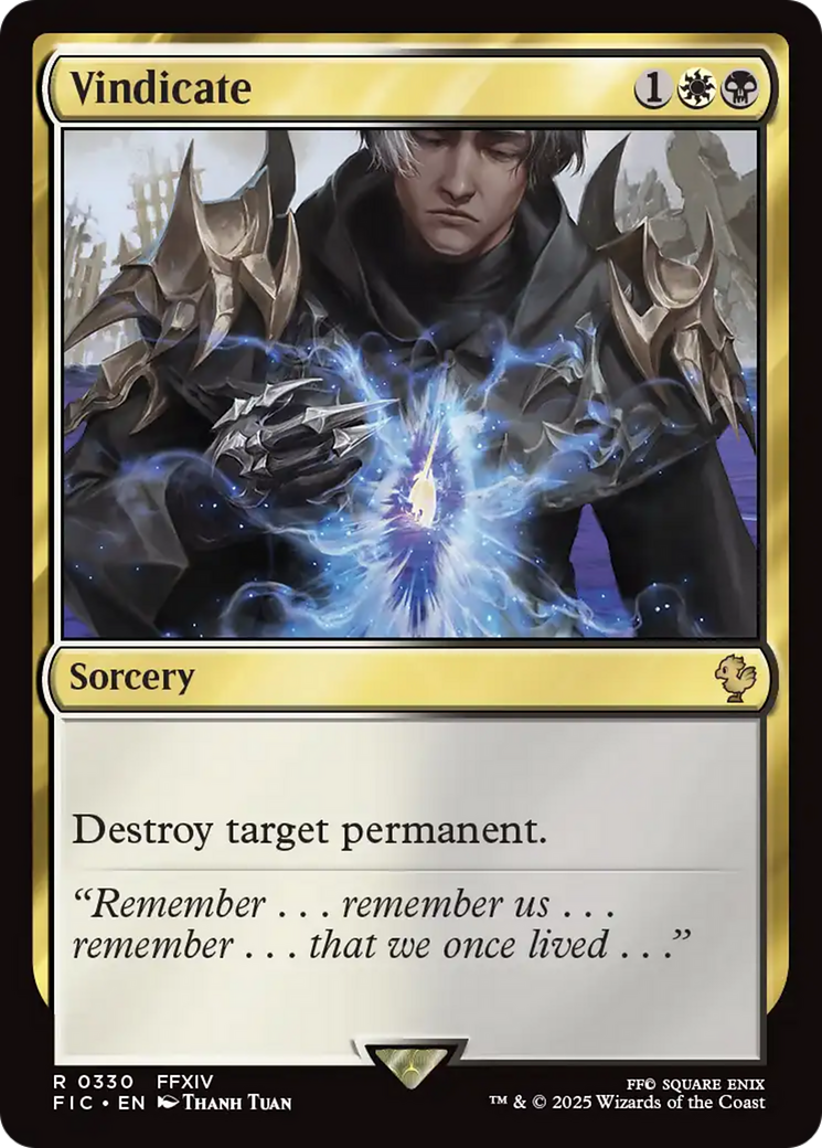 Vindicate [FINAL FANTASY Commander] | Magic Magpie