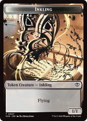 Inkling (0007) // Spirit (0011) Double-Sided Token [Secrets of Strixhaven Tokens] | Magic Magpie